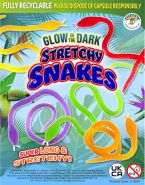 Glow in the Dark Stretchy Snakes (55mm)